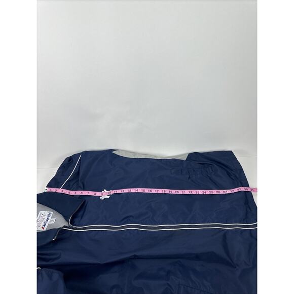 Majestic New York Yankees Jacket Mens XXL Navy Full Zip Nylon FLAWS READ - Picture 14 of 14